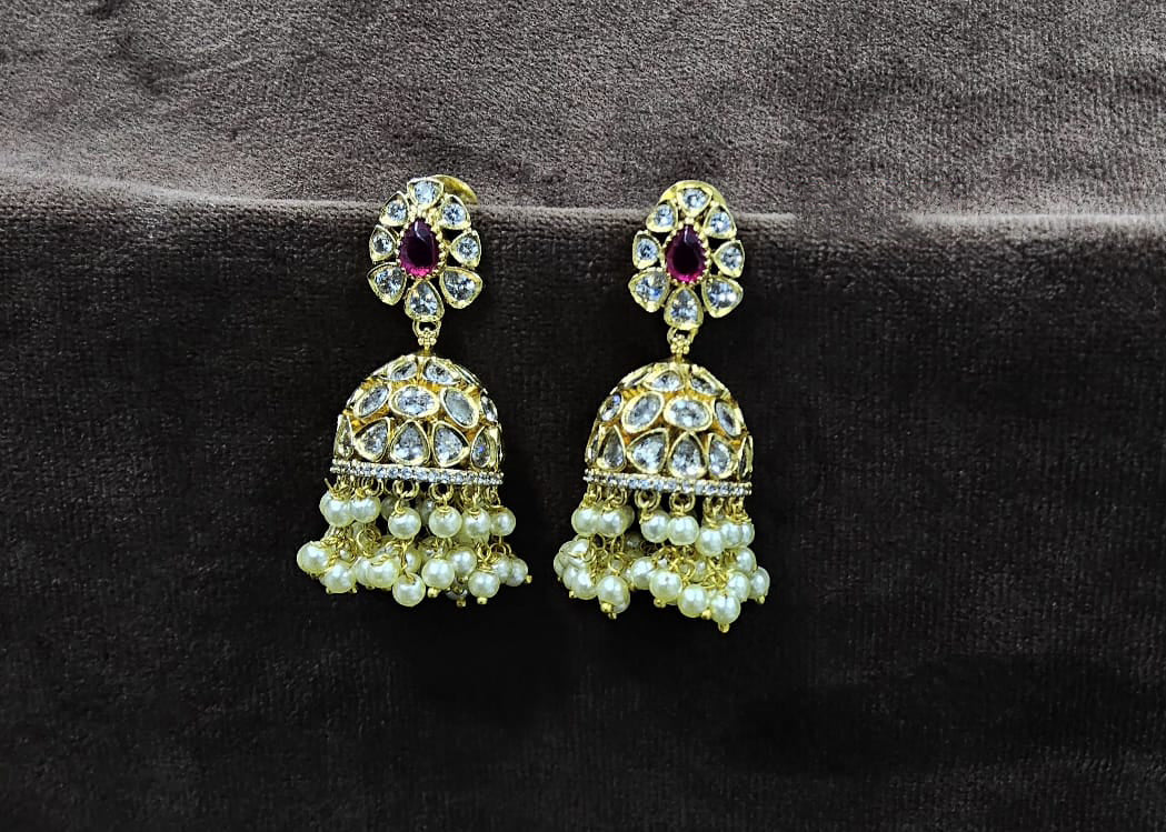 Ethnic jhumkis